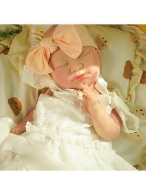 20 Inch Girl Full Silicone Reborn Lifelike Baby Doll With Clothes For Kids